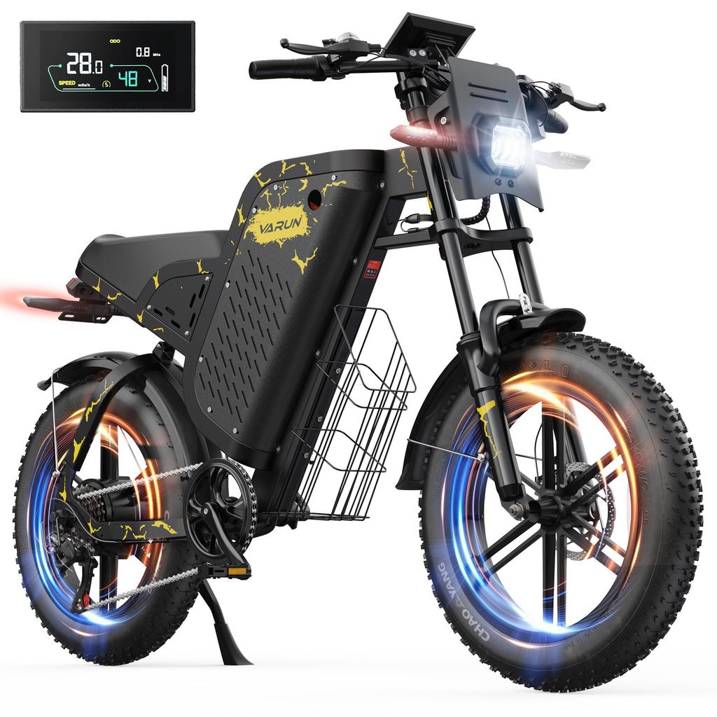 Varun X-Plorer Beast  Electric Bicycle Adults 750W Powerful Motor 48V31.5AH Battery  Multiple Riding Modes for Urban/Off-Road Use