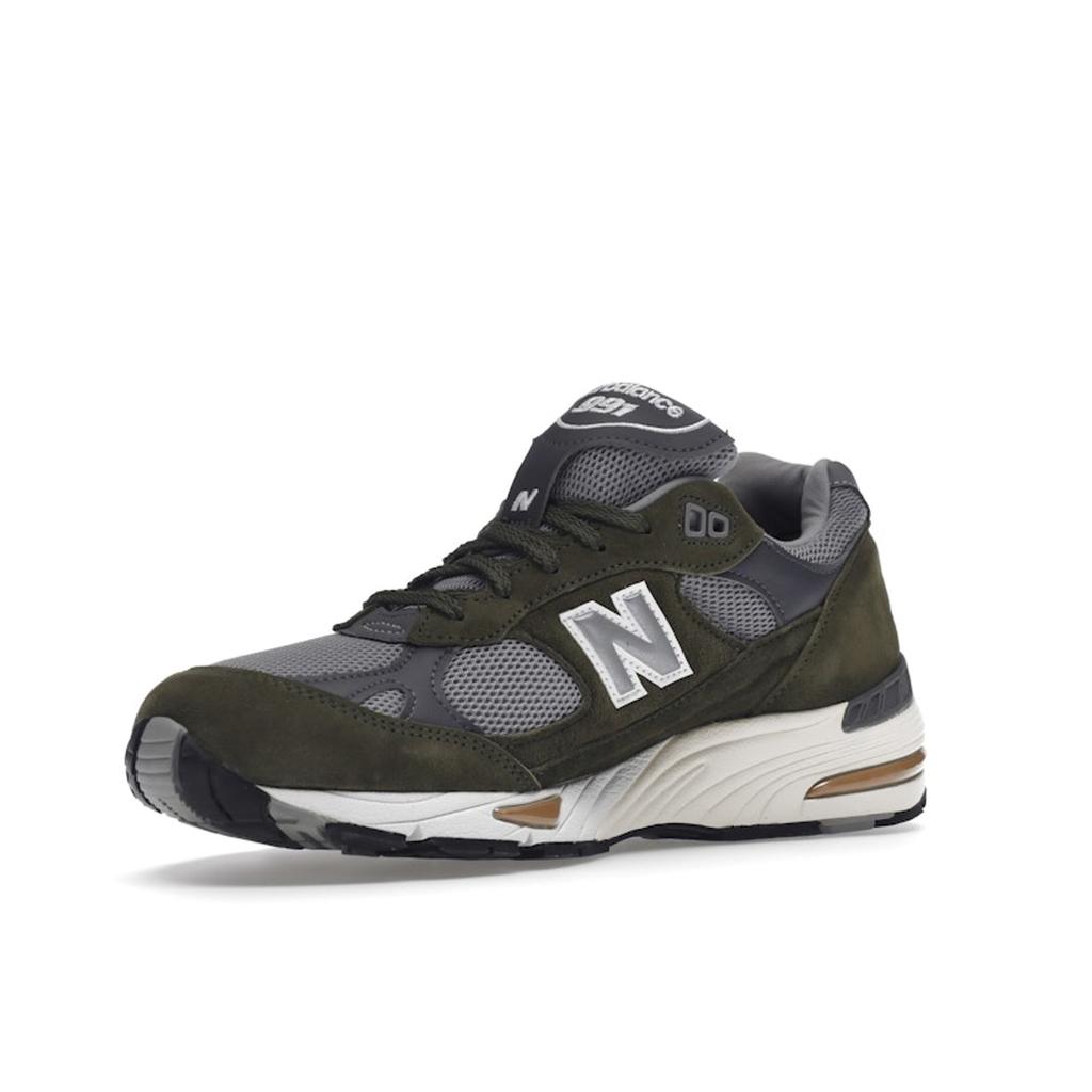 New Balance 991 Made In England Green Grey Men Sneakers Tan M991GGT