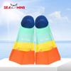 Kids Silicone Swim Fins Swimming Training Frog Kick Practice Lightweight Short Blade Dive Children Adults