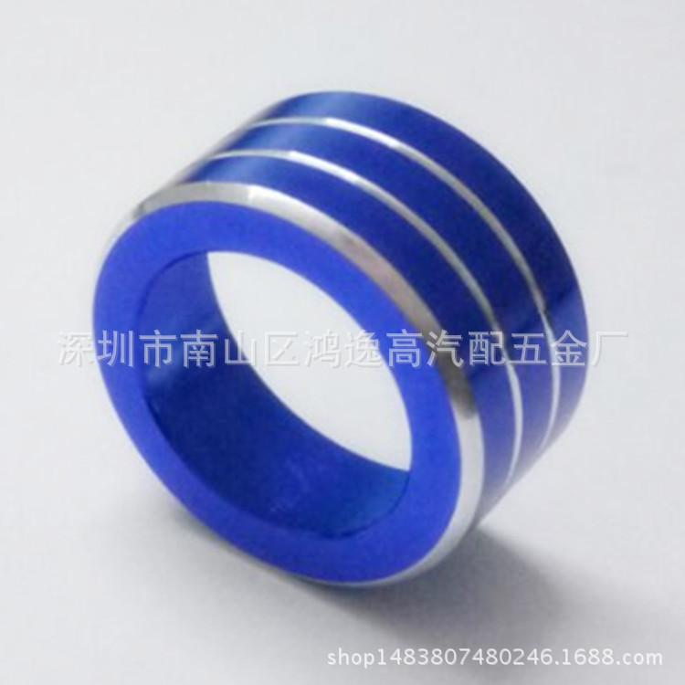New Jetta Rearview Mirror Decor: Aluminum Alloy Upgrade Ring