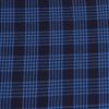 Bigreams Niezszyta przędza barwiona bawełniana Ciemnoniebieska indygo kratka na koszulę męską (Szerokość 58" ) Sprzedawane na metry