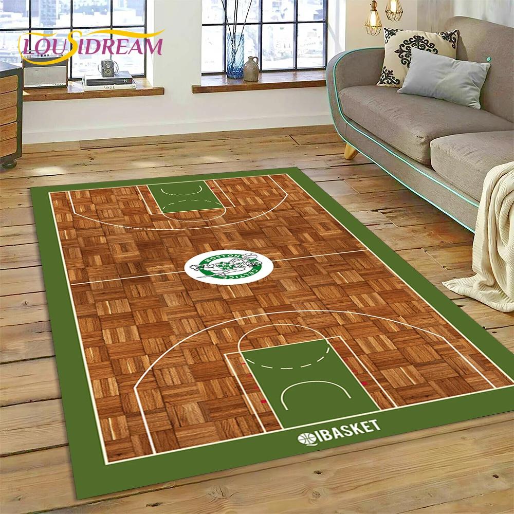 

3D America Basketball Court Team Customized Rug Carpet for Living Room Bedroom Decor,Non-slip Decoration for Sofa Doormat Gift 40x60cm( 15x23in )