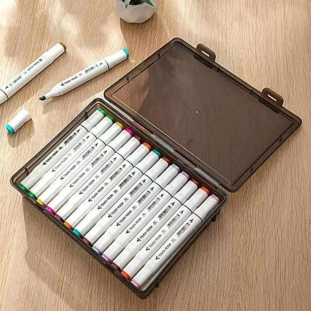 A4 A4 File Box Dustproof Desktop Organizer New Certificate Storage Box  Stationery Organization