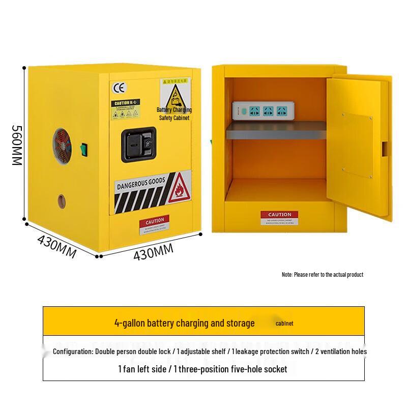 Lieve Fireproof Battery Storage Cabinet