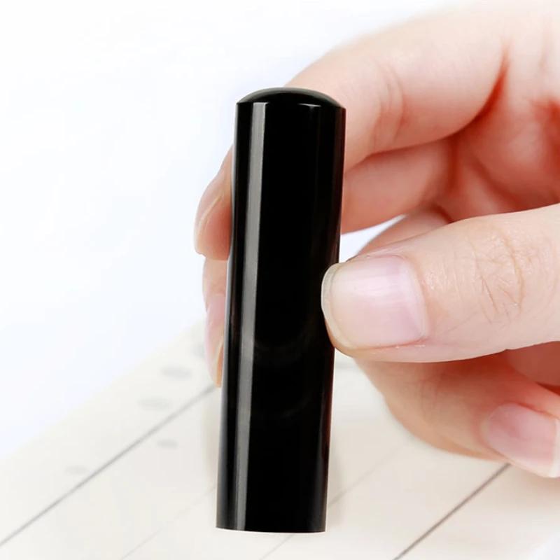 Chinese Name Custom Stamps Japanese Ox Horn Name Stamps Sello Personalizado Portable Chinese Calligraphy Painting Seal Stempel