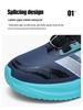 2025 Boys' Waterproof Sports Shoes: Rotating Fastener, Leather Finish, Non-Slip Soft Sole for Spring/Autumn