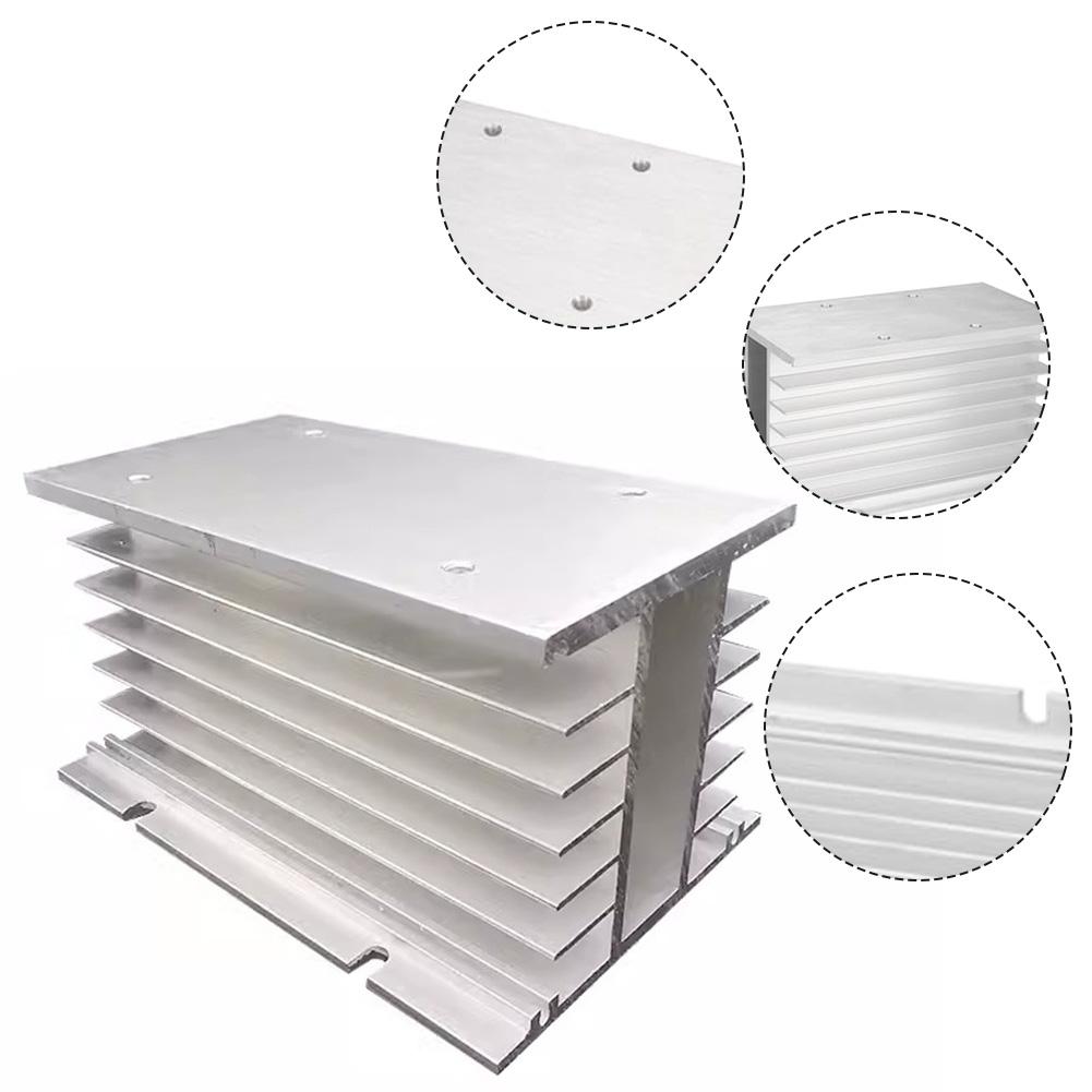 Aluminum Bridge Rectifier Easy Installation Heat Sink Radiator MDQ-200A Optimized Dimensions 150mm X 98mm X 79mm