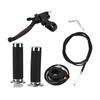 Throttle Clutch Handle Kit Waterproof Ergonomic Replacement for 49cc 60cc 66cc 80cc Engine Motorized Bicycle