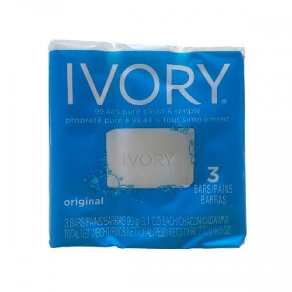 

Pure Clean Original Soap Face Wash Soap Ivory 3pcs