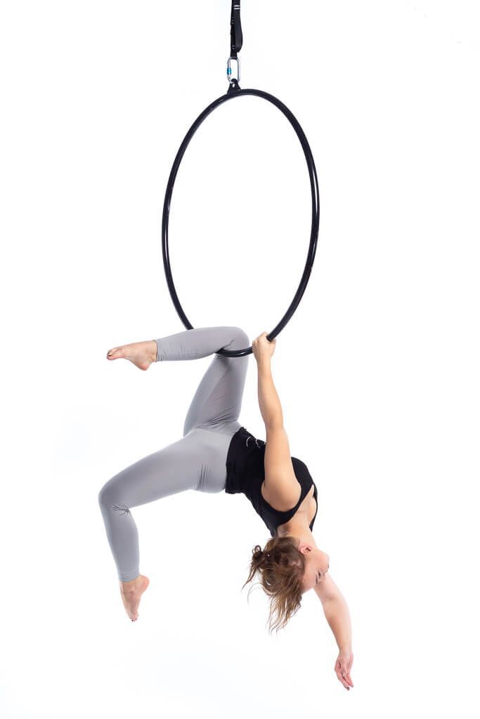 Pas do aerial hoop - pas z możliwością zmiany wysokości do koła cyrkowego