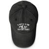 FAITH CAN MOVE MOUNTAINS" Print Snapback Baseball Hat, Flat Cap Sporting Vintage Sunshade Casual Adjustable Baseball Cap