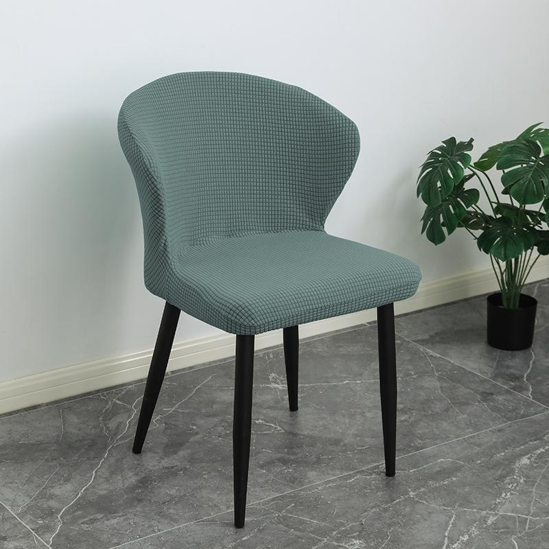 

Изогнутый чехол на стул без подлокотников, чехол на обеденный стул, многоразовые чехлы для стульев с боковой спинкой, чехлы для современных стульев, моющийся чехол H30-40*W40-47*D42-50cm