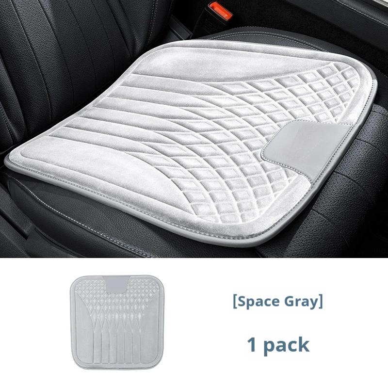 For BYD Tang Song Han Yuan Qin Sea Lion Seagull Dolphin DENZA Flannel Car Seat Cushion, Non-Slip All-Season Auto Cushion Pad
