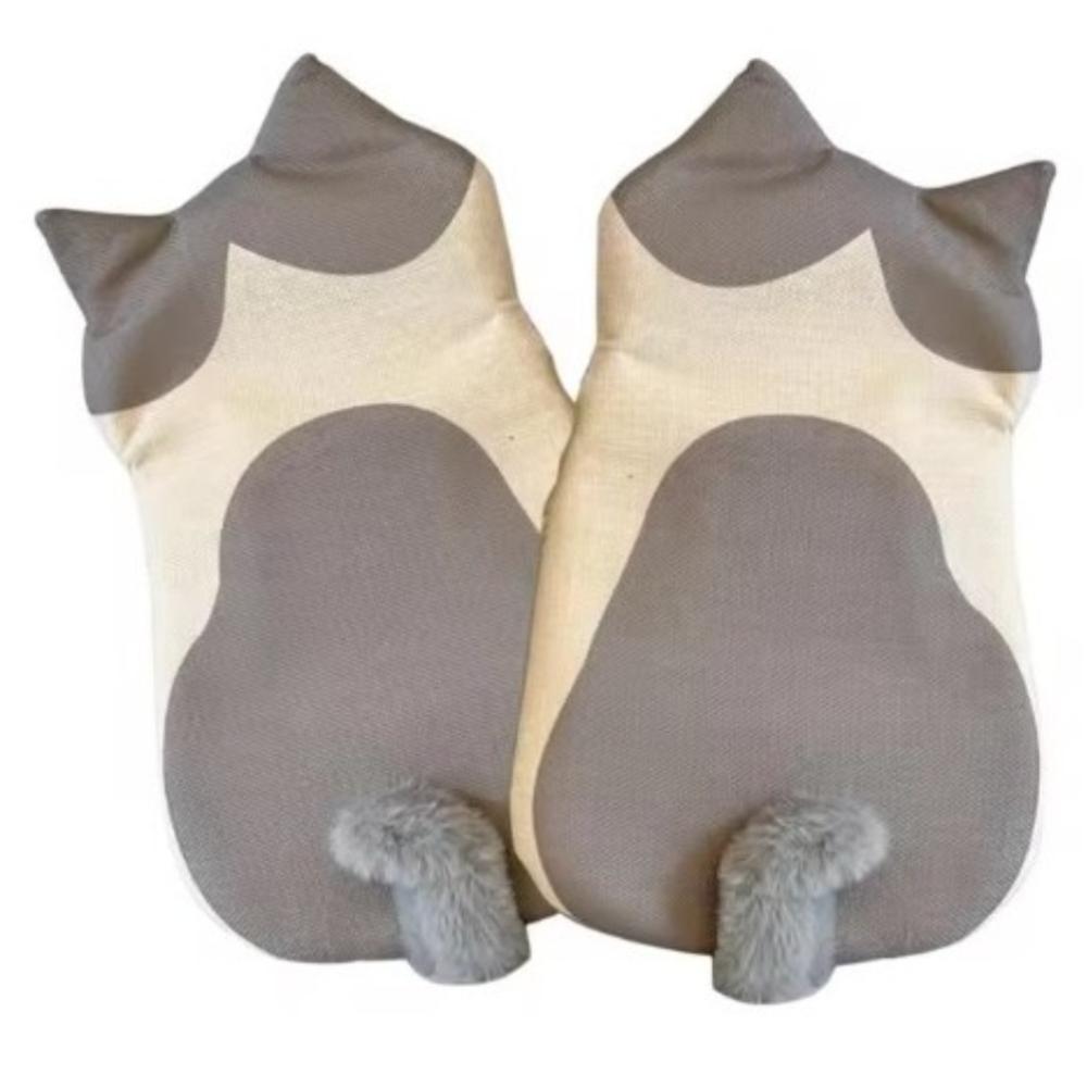 

1Pair Cartoon Cat Kitchen Gloves Long Baking Insulation Gloves Protective Oven Mitts Steam Box