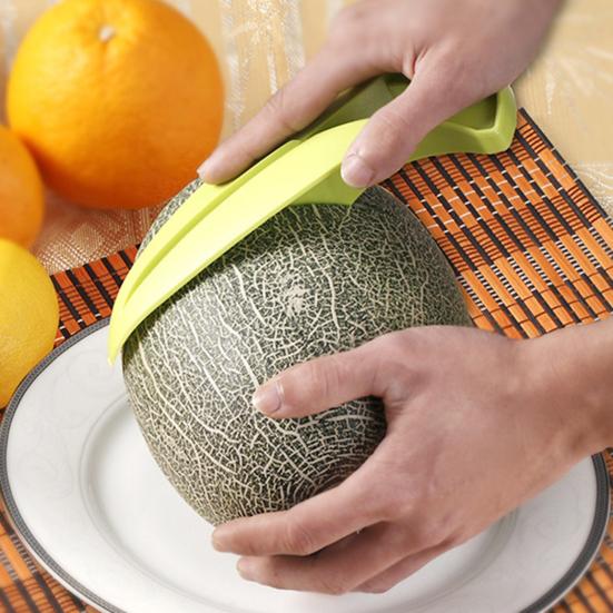 Melon Cube Cutter Tool Quick Fruit Slicer for Cantaloupe