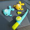 Magnetic Fishing Game Wind-up Swimming Whales Baby Bathtub Toys 18 Months+ 1-3 Boys and Girls Gifts For Toddlers