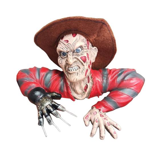 Zombie In A Crawling Position Horror Crawling Zombie Statue Halloween Resin Sculpture for Indoor Outdoor Garden Lawn Decor
