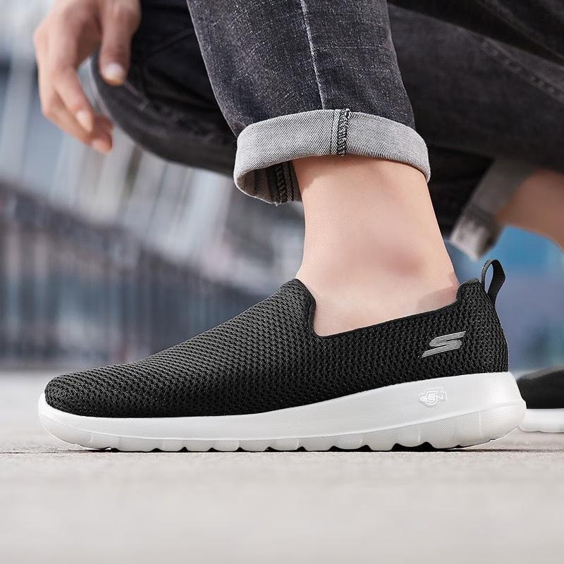 Skechers Men s 54600-BKW Slip-On Casual Shoes US 7.5