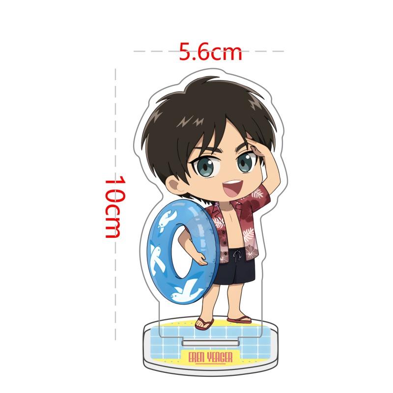 Hot Anime Attack on Titan Acrylic Stand Figure Keychai Model Figure Cosplay Plate Holder Christmas Desk Decor Gift Birthday Fans
