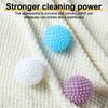 5Pcs Anti Winding Laundry Ball Circular Pure White Magic Cleaning Drum Washing Machine For Dirt Removal And Knotting