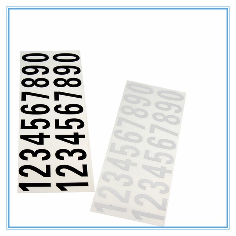 Ușa casei Adresa străzii Numărul căsuței poștale sau cifrele mașinii Numerele încăperii mașinii Poarta autocolante din vinil Autocolante reflectorizante, alb, negru