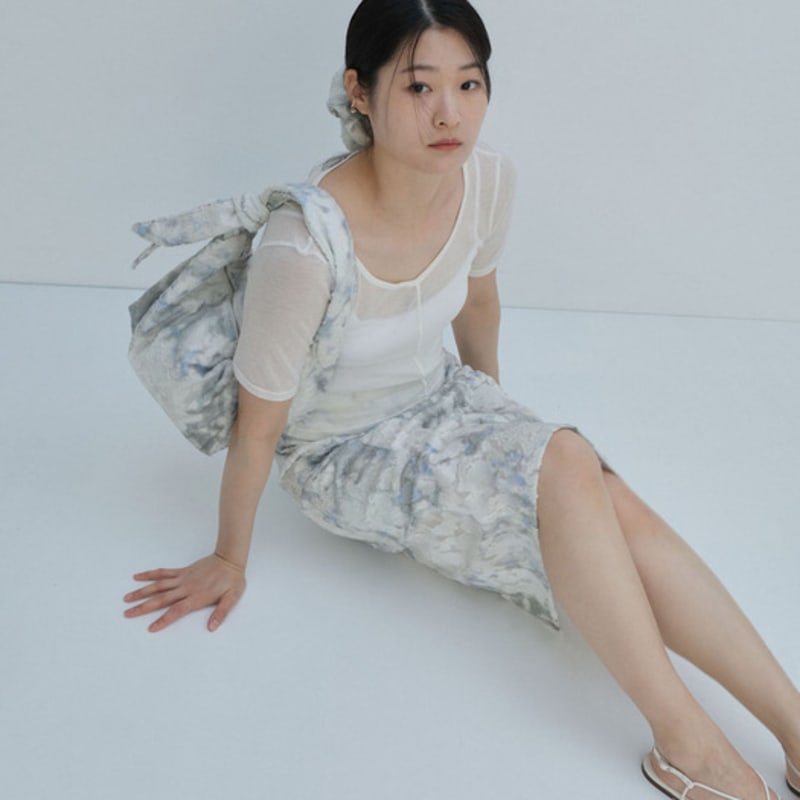 Rysm Shimmer Scrunchie - Jade Green