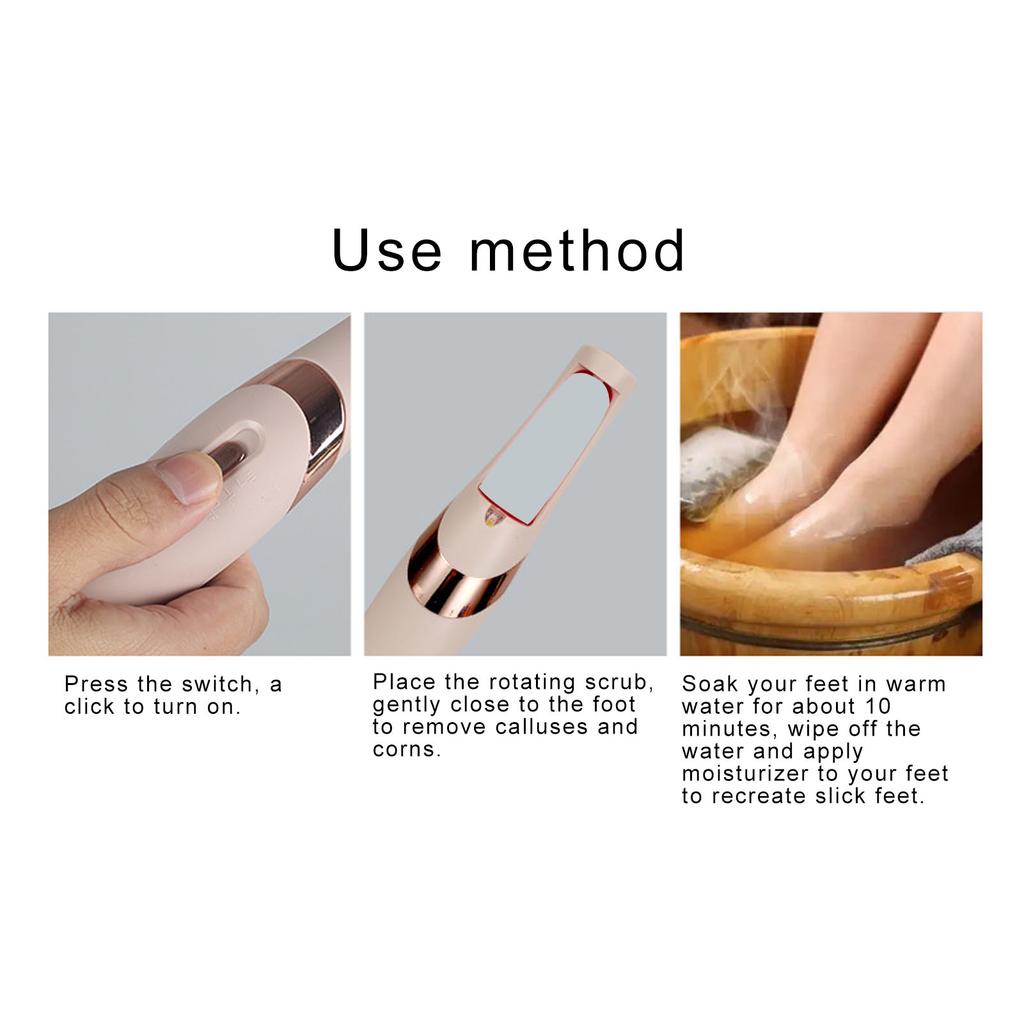 Electric Foot Callus Remover Electric Foot Grinder Rechargeable Professional Pedicure File for Foot Care Dead Skin
