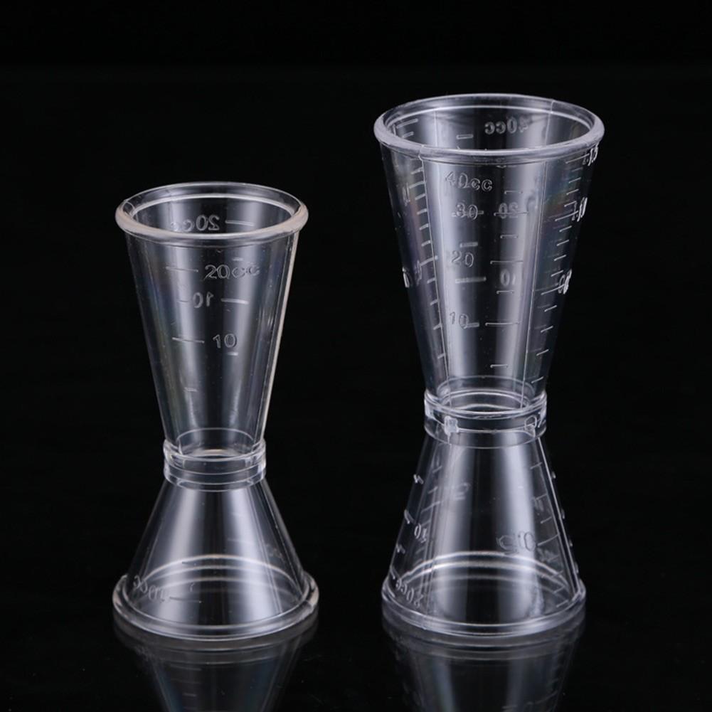 Deep Well Measuring Cup Double Measure Transparent