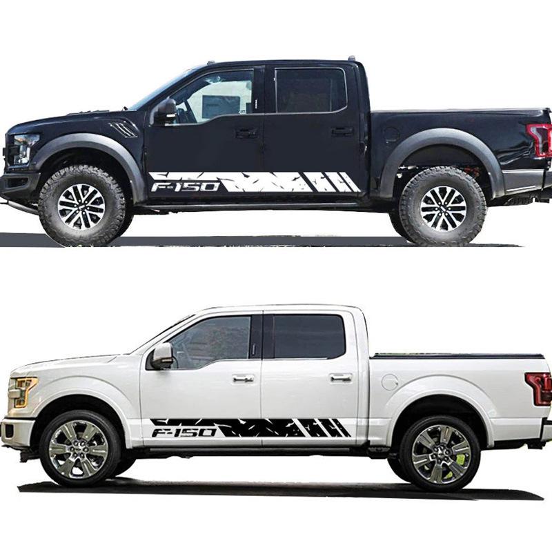 Raptor F150 Side Waistline Body Decal: Car Modification Sticker