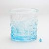 Kubagasaya Ryukyu Glass Ryukyu Glass Rocks Glass with Fluorite Okinawa Souvenir Firefly Coral Glass Water Luminous Glowing