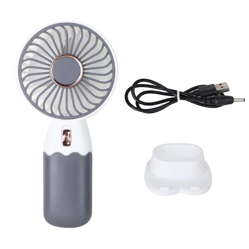 

Mini Handheld Fan Portable USB Charging Small Fan suitable For office, outdoor travel, and camping белый