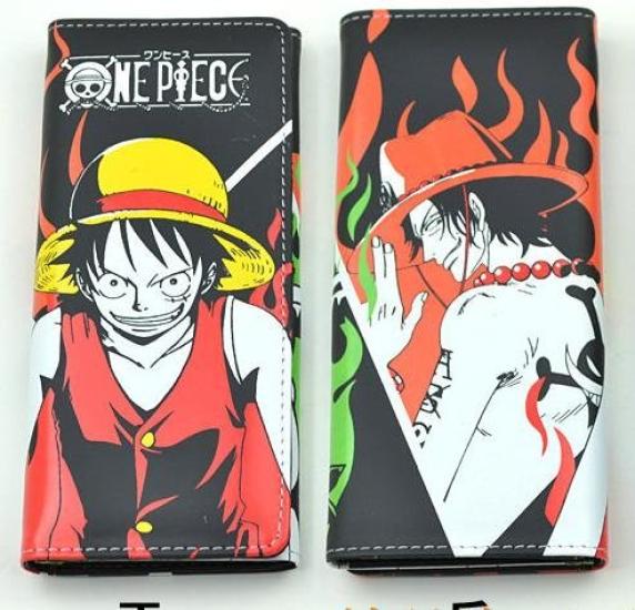 

one piece black wallet shanks ace