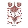 Beauty Sticker Vermilion Lace Tattoo Sticker Waterproof Tattoo Sticker