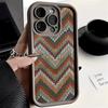 Bohemian Style Sweater Pattern Phone Case For iPhone 16 15 14 13 12 11 Pro Max X XS XR 7 8 Plus Fashion Shockproof Back Cover