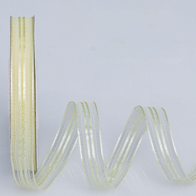 Elegant and Exquisite Vertical Transparent Mesh Ribbon Handmade DIY Flower Cake Gift Hair Decoration Bow Colorful Ribbon Crafts Making Ribbons