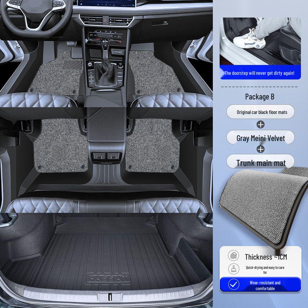 Carpet-Style TPE Floor Mats for Buick Regal 17 - Custom Fit Interior Body Kit Accessories