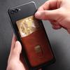 Universal Self-Adhesive Sticker Card Sleeves Phone Wallet Case Stick On ID Credit Card Holder PU Leather Cellphone Pocket