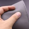 Universal DIY Needles&Thread Grey  Leather Car Steering Wheel Cover Case