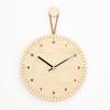 Nordic Minimalist Wooden Hemp Rope Wall Clock Creative Wall Hanging Watch Mute Quartz Clock Home Living Room Office Decoration