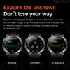 Rainbuvvy HT37 GPS Smartwatch 1,46 Zoll IPS-Bildschirm Bluetooth-Anruf IP68 Wasserdicht Taschenlampe Herzfrequenz 540mAh Android Sportuhr