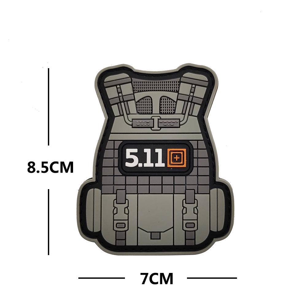CrossFit Armband & Tactical Vest Patch - Outdoor Gear Collection, Hypalon Material, Multiple Styles