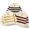 Infant Striped Polo Collar Sweater - Cable Knit Pullover for Babies