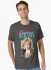 Vanessa Paradis Debbie 80er Jahre Stil Gibson Ästhetik Basic T-Shirt