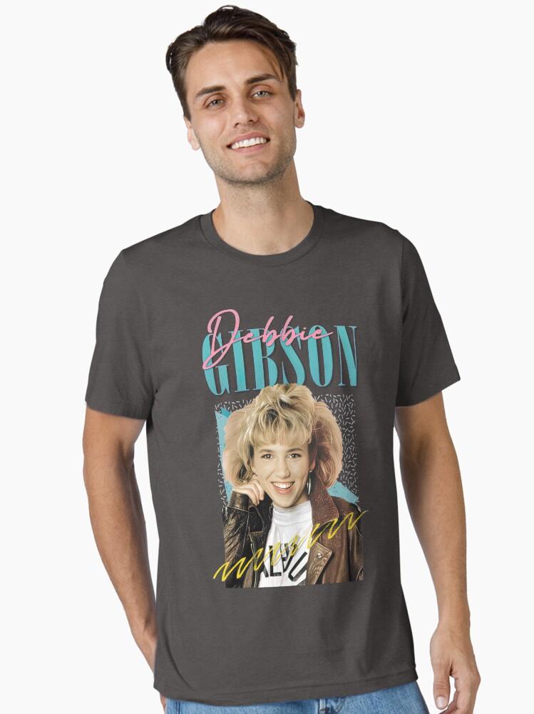 Vanessa Paradis Debbie 80er Jahre Stil Gibson Ästhetik Basic T-Shirt