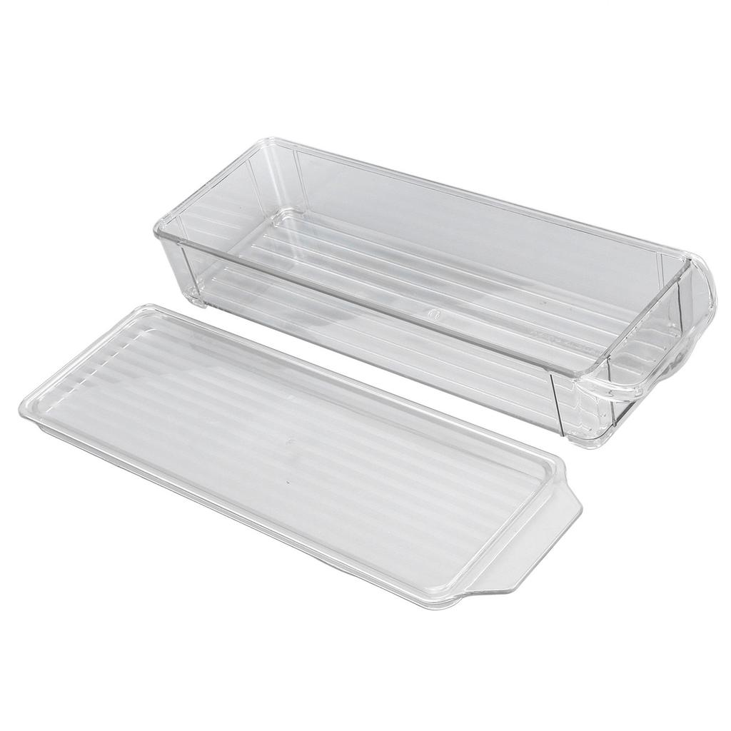 Clr Organizing Bin Large Capacity Transparent Food Grade Plastic Multifunction Portable   Pantry Storage Bin