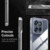 For Motorola Edge 50 Neo 5G/Moto S50 5G/Thinkphone 25 5G Case Anti-Fingerprint Crystal Clear TPU Phone Cover