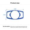 Headlight Switch Control Frame Cover 1X For Ford F150 2015-20 Blue Carbon Fiber