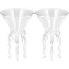 Hemoton 2pcs Octopus Cocktail Glass Creative Drinkware Bar Goblet Tools Snifters Unique Margarita Glasses Toasting Goblet Tumbler for Kitchen Bar
