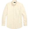 Polo SS25 Cotton Embroidered Solid Long Sleeve Shirt Men Shirts Natural-Beige MNPOWOV16824252-101