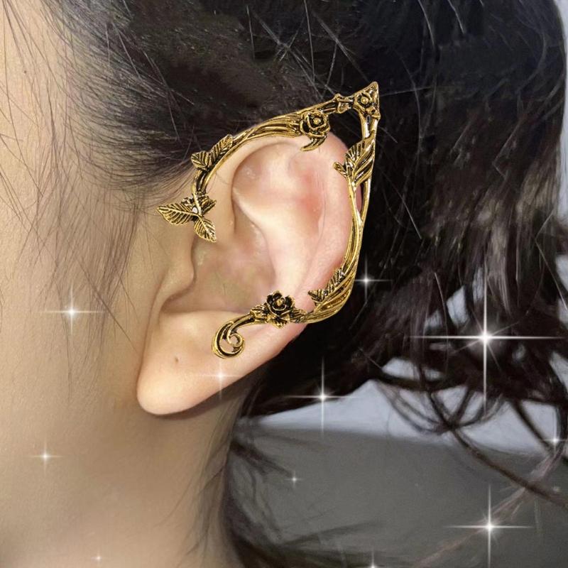 Gothic Ear Cuff Women Jewelry Comfortable Ear Clip Travel Ear Jewelry Party Ear Clip Casual Ear Accessory for Daily